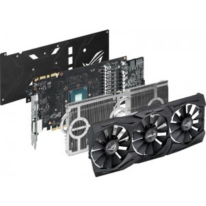 ASUS GeForce GTX 1080 ROG STRIX GAMING O8G 11Gbps 8GB DDR5X 256-bit