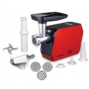 Masina de tocat Heinner MG-2100RD, 2100W, 1.8kg/min, Rosu