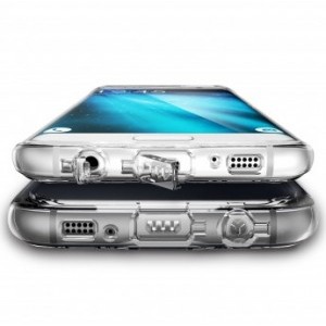 Ringke Protectie pentru spate Fusion Rose Gold pentru Samsung Galaxy S7 Edge