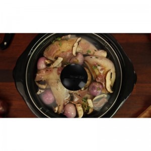 Crock-Pot Slow cooker, control digital, 4.7L, Negru