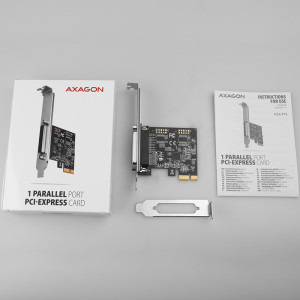AXAGON PCEA-P1N 1x PCIE-E Male - 1x Paralel Female