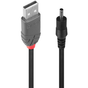 Cablu periferice LINDY USB tip A 2.0 Male la DC 3.5mm Male, 1.5 m, Negru