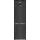 Combina frigorifica Beko B3RCNA404HXBR1, 355 L, Clasa E, No Frost, HarvestFresh, AeroFlow, 203 cm, Dark Inox