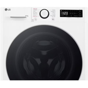 LG F2DR508S1W, Spalare 8 kg, Uscare 5 kg, 1200 RPM, Clasa A, Direct Drive, TurboWash, Alb