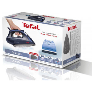 Tefal Fier de calcat Virtuo FV1713, 2000W, 24g/min, Albastru