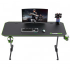 Birou Gaming Gamemax D140 Carbon, Negru