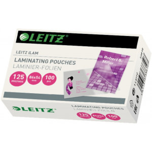 Leitz Laminator MINI Folie pentru laminare la cald, 54x86, 125 microni, 100buc/Set