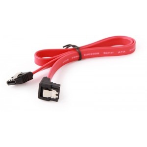 Gembird SATA-III Female - SATA-III Female, conector 90 grade, 0.5m, rosu