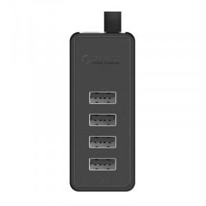 Orico 4 porturi, USB 2.0, Negru
