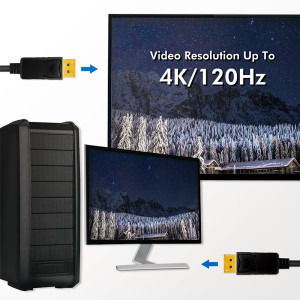 Logilink DisplayPort Male - DisplayPort Male, v1.4, 1m, negru