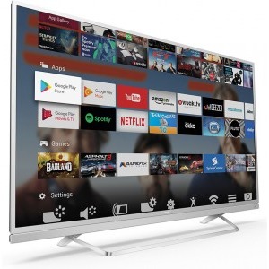 Philips Smart TV Android 55PUS6482/12 Seria PUS6482/12 139cm argintiu 4K UHD HDR Ambilight cu 3 laturi