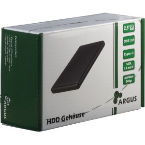 Inter-Tech Veloce GD-25613-S3 USB 3.0 Black