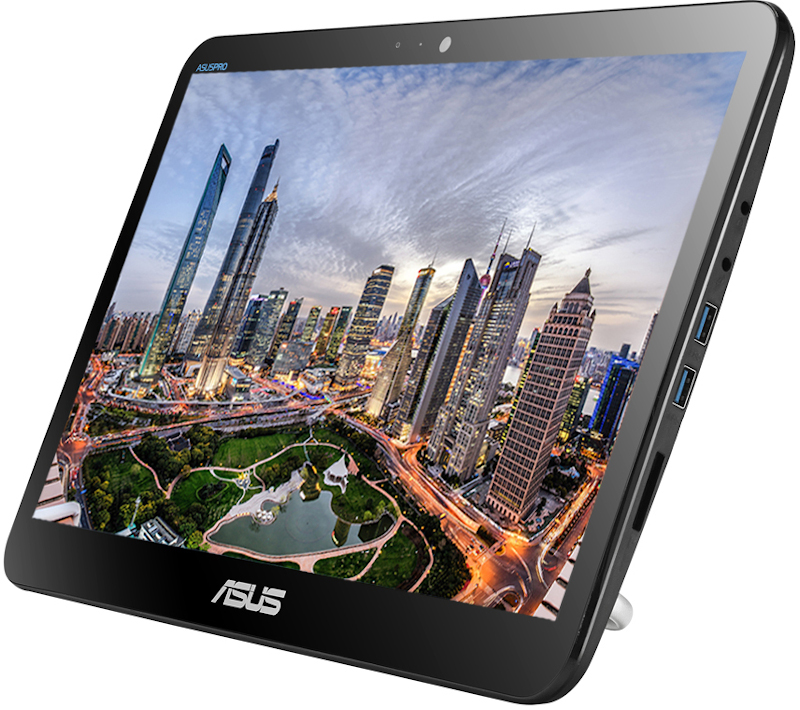 All-In-One PC ASUS V161, 15.6 inch HD Touchscreen, Procesor Intel® Celeron® N4020 1.1GHz Gemini Lake, 4GB RAM, 256GB SSD, UHD 600, Camera Web, Windows 10 Pro