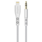 Cablu de date / adaptor Energizer C41ROJALIHT, Lightning Male la Jack 3.5 mm Male, 1.5 m, White