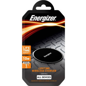 Energizer WLACBLBKM, Wireless Qi, 3.4A, 10W, Black + cablu USB la microUSB