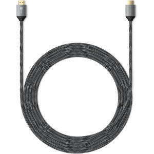 Satechi HDMI Male - HDMI Male, v2.1, 2m, gri-negru