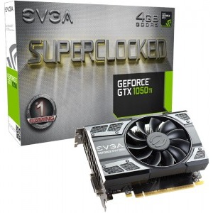 EVGA GeForce GTX 1050 Ti SC Gaming 4GB GDDR5 128-bit
