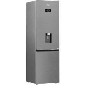 Beko B3RCNA404HDXB1, 355 L, Clasa E, No Frost, HarvestFresh, AeroFlow, Dozator apa, 203 cm, Argintiu