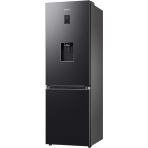Samsung RB34C652EB1/EF, 341 L, Clasa E, Total No Frost, All Around Cooling, Digital Inverter, Dozator apa, 185 cm, Dark Inox