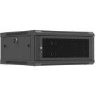 Lanberg WF01-6604-23B 4U, Wall mount, 600 x 600, Metal door, Negru