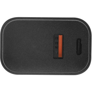 TnB 1x USB-C, 1x USB, 30W PD QC, Black