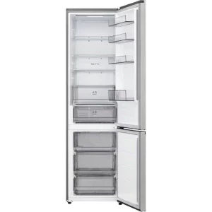 LG GBBSJ20EPY, 375 L, Clasa E, No Frost, Smart Inverter, AI Fresh, LinearCooling, DoorCooling+, ThinQ, Control electronic, 203 cm, Argintiu
