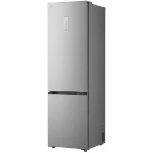 LG GBBS525CPY, 375 L, Clasa C, No Frost, Smart Inverter, AI Fresh, LinearCooling, DoorCooling+, FreshBalancer, FreshConverter, ThinQ, Control electronic, 203 cm, Argintiu
