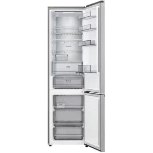 LG GBBS525CPY, 375 L, Clasa C, No Frost, Smart Inverter, AI Fresh, LinearCooling, DoorCooling+, FreshBalancer, FreshConverter, ThinQ, Control electronic, 203 cm, Argintiu