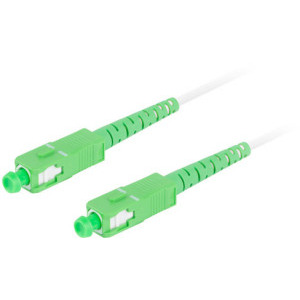 Cablu retea Lanberg Fiber Optic Patchcord SM SC/APC-SC/APC Simplex 5 m LSZH White