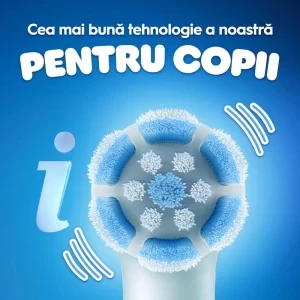 Oral-B Periuta de dinti electrica iO Kids Disney Stitch Albastru + Trusa de calatorie