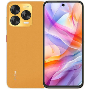 Smartphone ZTE Nubia V70 Design, 128GB, 8GB RAM, Dual SIM, 4G, 4-Camere, Citrus Orange