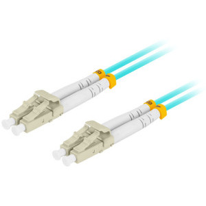 Cablu retea Lanberg Fiber Optic Patchcord MM LC/UPC-LC/UPC Duplex OM3 5 m LSZH Blue
