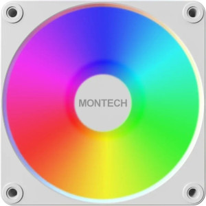 Montech GF120R V2 ARGB Reverse Blade 120mm Three Fan Pack White
