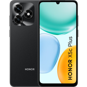 Honor X5c Plus, 128GB, 4GB RAM, Dual SIM, 4G, Tri-Camera, Midnight Black