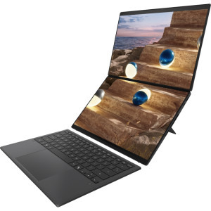 ASUS 14'' Zenbook DUO UX8407AA, 3K OLED 144Hz Touch, Procesor Intel® Core™ Ultra X9 388H (18M Cache, up to 5.10 GHz), 32GB LPDDR5X, 2TB SSD, Intel Arc B390, Win 11 Pro, Moher Gray