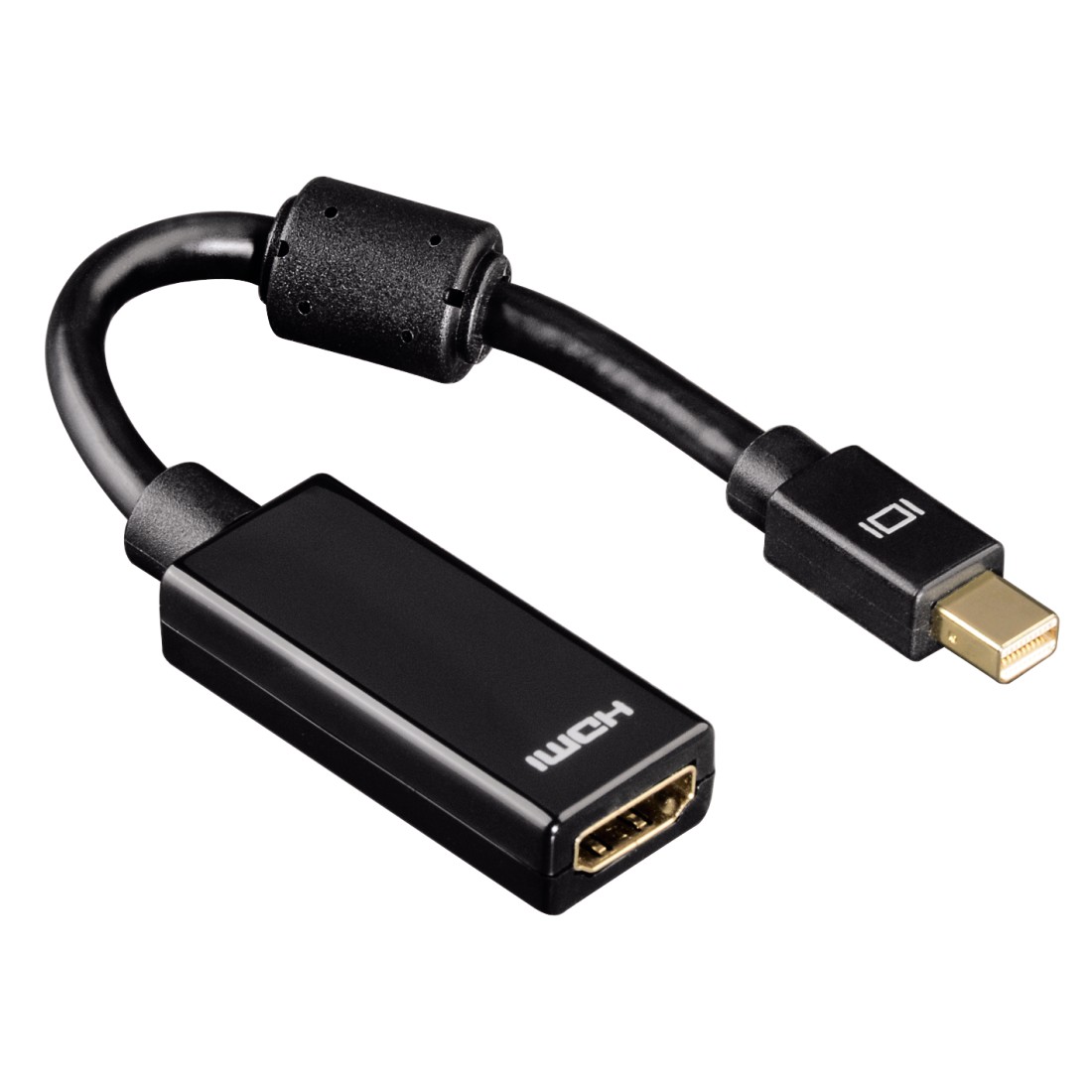 Adaptor Hama 1x Mini DisplayPort Male - 1x HDMI Female, negru