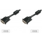 Assmann DVI-D Male - DVI-D Male, Dual Link, 0.5m, negru