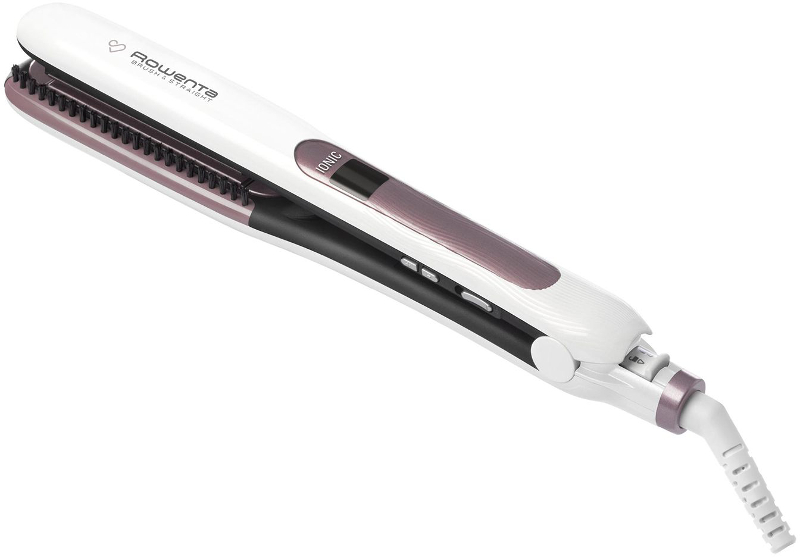 Placa pentru indreptat parul Rowenta Brush & Straight Premium Care SF7510F0