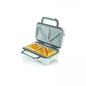 Breville Sandwich Maker High Gloss Deep Fill VST074X-01, 850W, Alb-Argingiu
