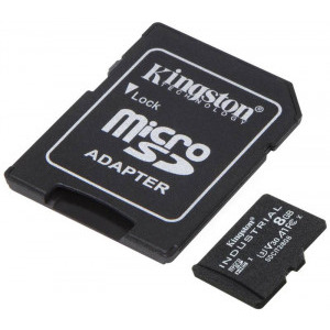 Kingston MicroSDHC Industrial Class 10 UHS-I 8GB + Adaptor