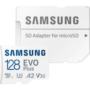 Samsung Micro SDXC EVO Plus UHS-I U3 Clasa 10 128GB + Adaptor