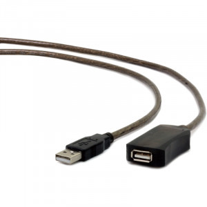 Gembird USB 2.0 Male - USB 2.0 Female, 10m, negru