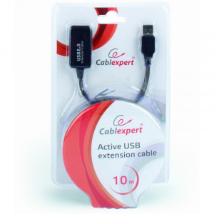 Gembird USB 2.0 Male - USB 2.0 Female, 10m, negru