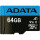 Card memorie ADATA MicroSDXC Premier UHS-I Clasa 10 64GB + Adaptor SD