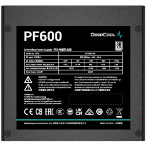 Deepcool PF600D, 80+, 600W