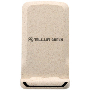 Incarcator wireless Tellur TLL151311, certificat Qi, 15W, pliabil, Crem