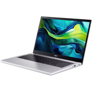 Acer 15.6'' Aspire Go 15 AG15-71P, FHD IPS, Procesor Intel® Core™ i5-1334U (12M Cache, up to 4.60 GHz), 16GB DDR5, 512GB SSD, Intel Integrated Graphics, No OS, Pure Silver