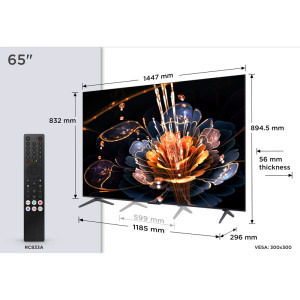 TCL Smart TV 65C61KS Seria C61KS 164cm 4K UHD HDR