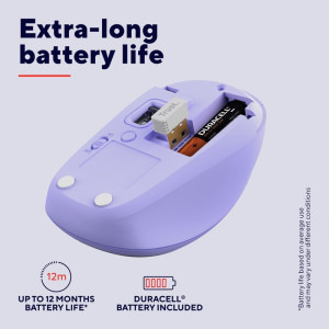 Trust Yvi+ Compact Multi-Device Wireless Purple