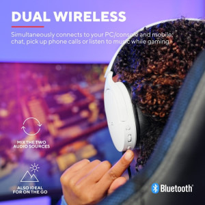 Trust GXT 491W Fayzo Wireless White